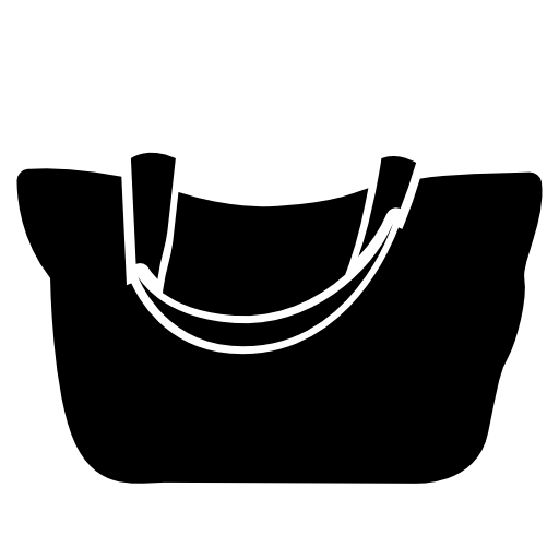 Female black handbag