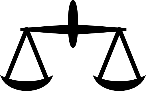 Balance Libra and Justice symbol