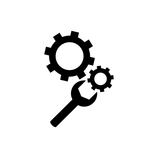 Cogwheels variant with wrench tool