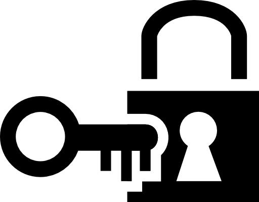 Key with padlock