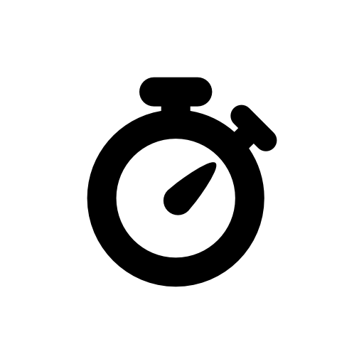 Timer with thick outline variant