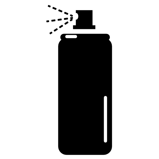 Spray can container