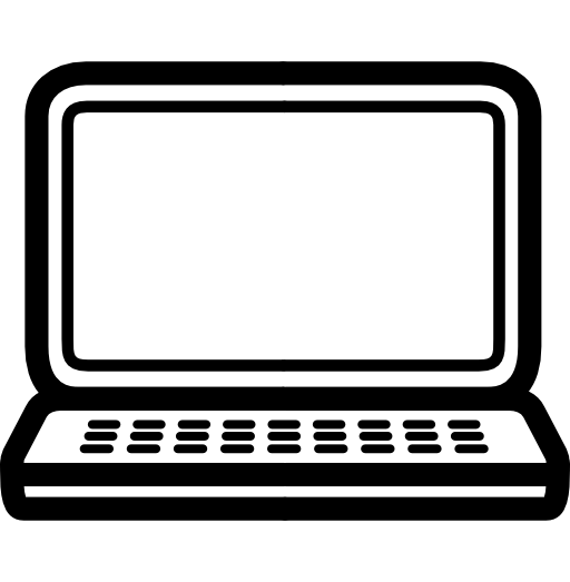 Macbook pro computer tool outline
