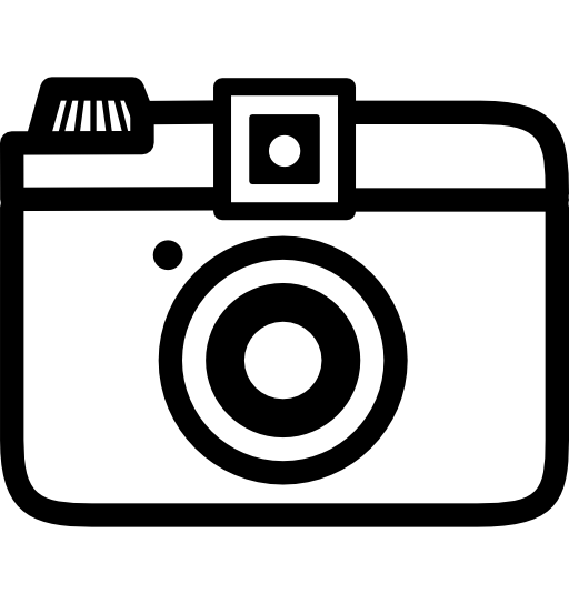 Photo camera front outline