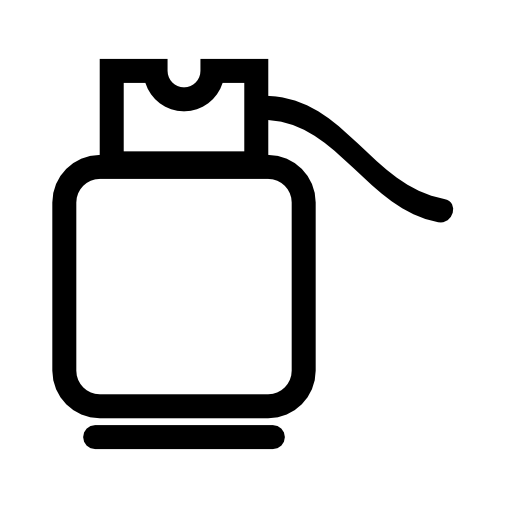 Gas cylinder outline