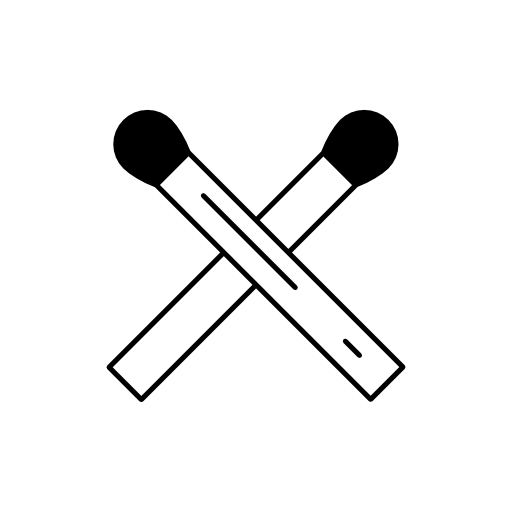 Matchstick cross