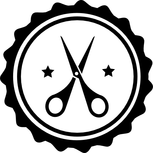 Scissors badge
