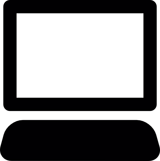 Monitor and keyboard shapes