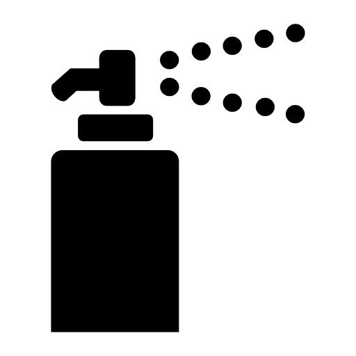 Spray gas bottle