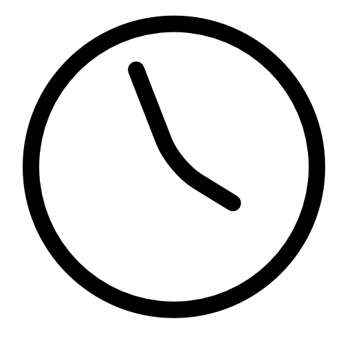 Clock of circular shape