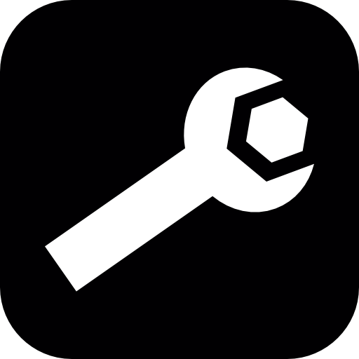 Wrench in rounded square