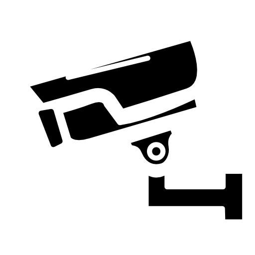 Surveillance camera side view