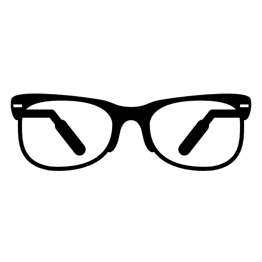 Eyeglasses with half frame