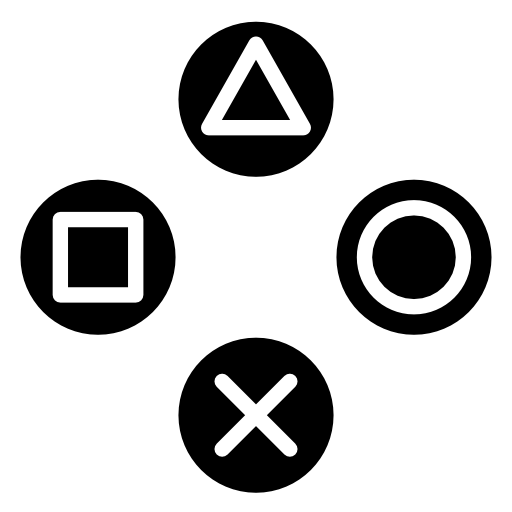 Sony ps games buttons