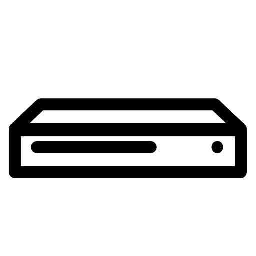 Dvd player outline