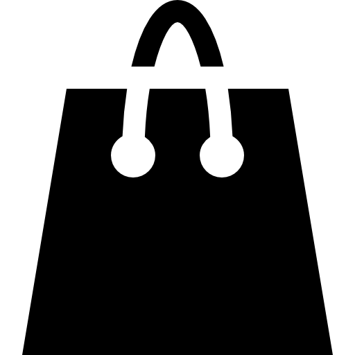Shopping black bag