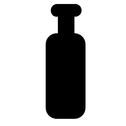 Bottle black silhouette