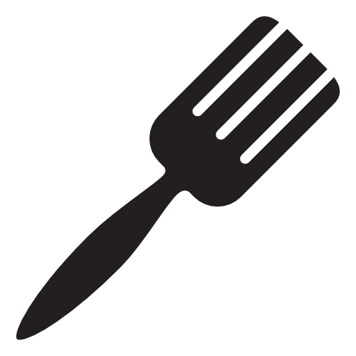 Fork black shape, IOS 7 interface symbol