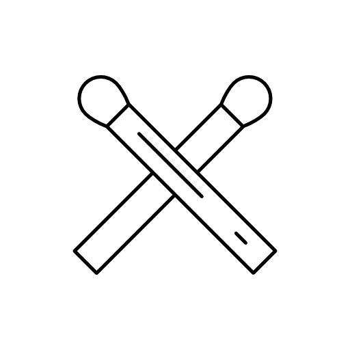 Matchstick cross