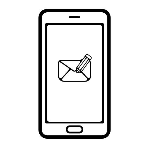 Write an email by phone