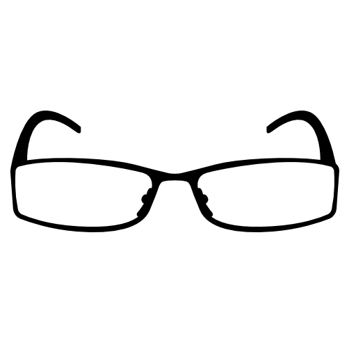 Rectangular eyeglasses