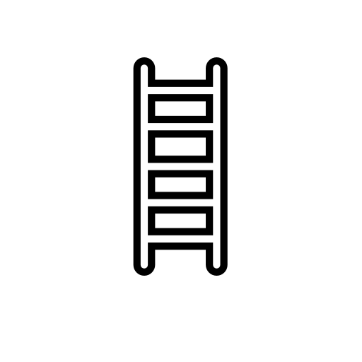 Ladder thin outline
