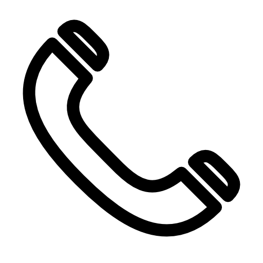 Telephone auricular outline