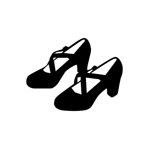 Flamenco dance black female shoes