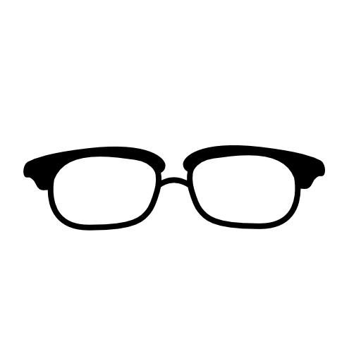 Half frame eyeglasses