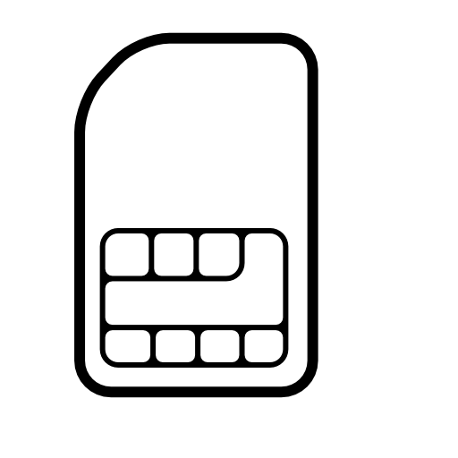 Phone sim card chip