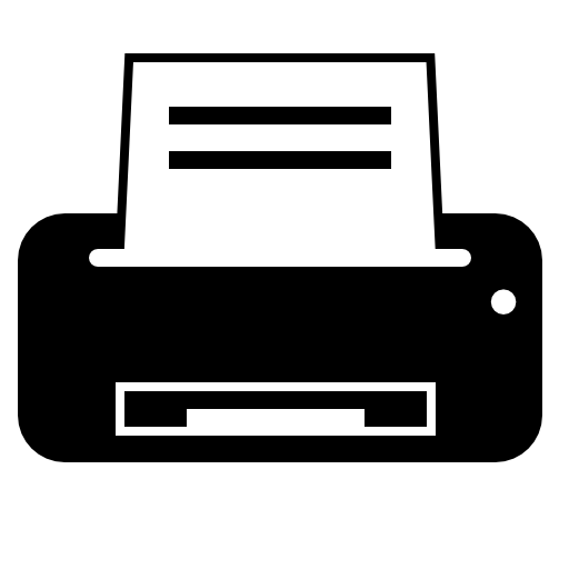 Printer machine variant with paper prints