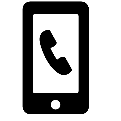 Auricular on phone screen