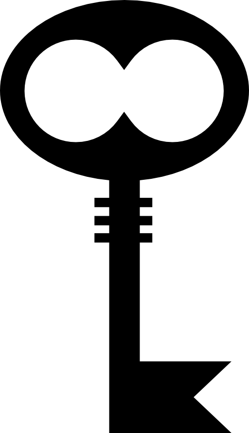 Key black shape