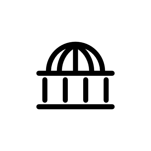 Dome shaped building outline