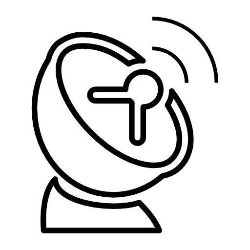 Dish signal transmission, IOS 7 symbol