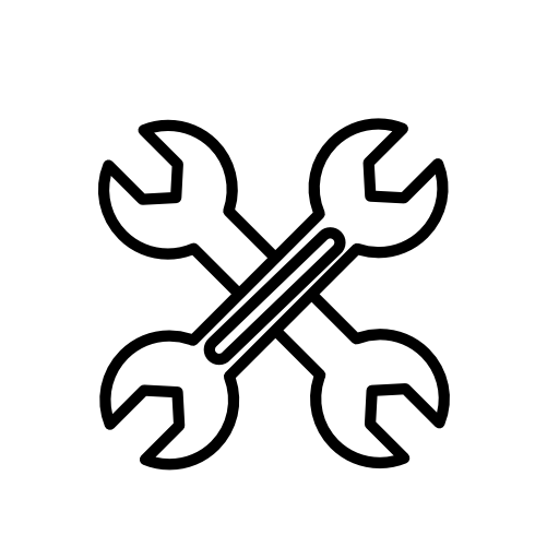 Cross of double side wrenches