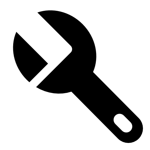 Big wrench silhouette