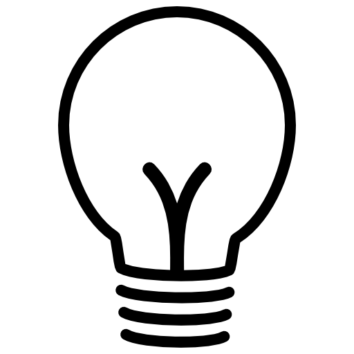 Light bulb variant outline