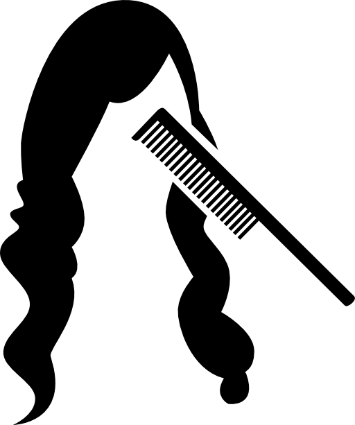 Comb and long hair