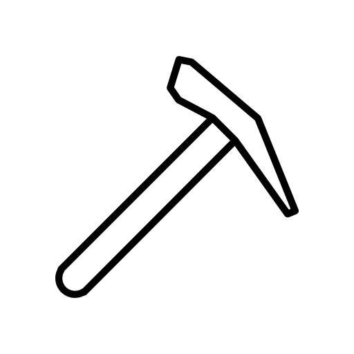 Pick hammer outline