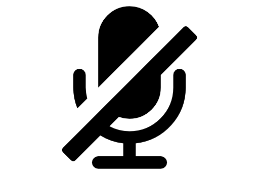 Microphone off