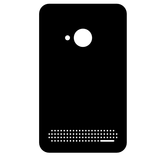 Phone back with photo camera