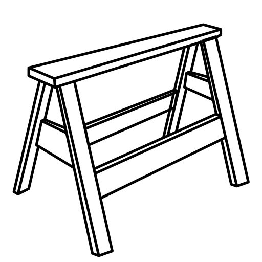 Chair stand outline