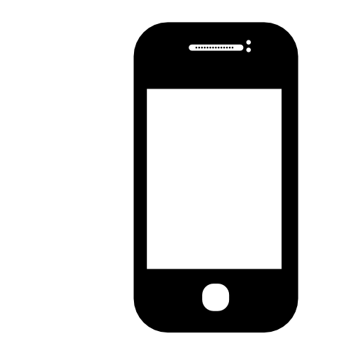 Mobile phone of rounded corners