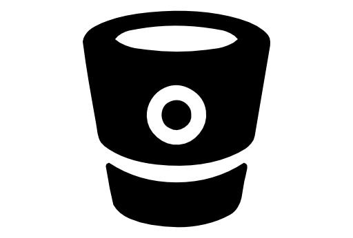Bitbucket logotype (Camera lens in perspective)