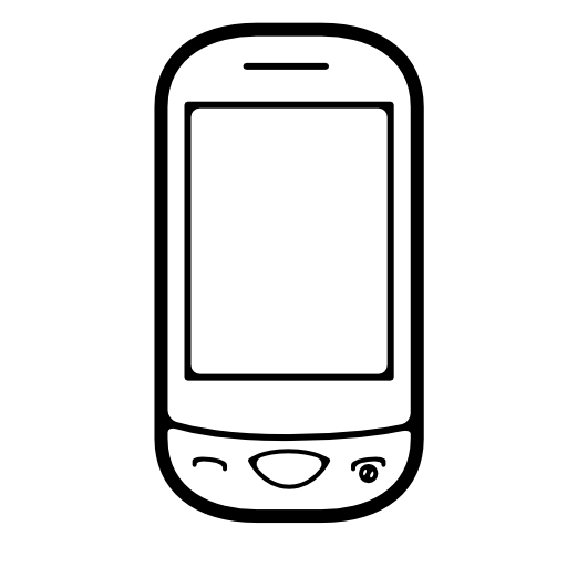 Mobile phone outline