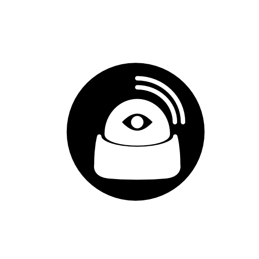 Surveillance active video camera symbol