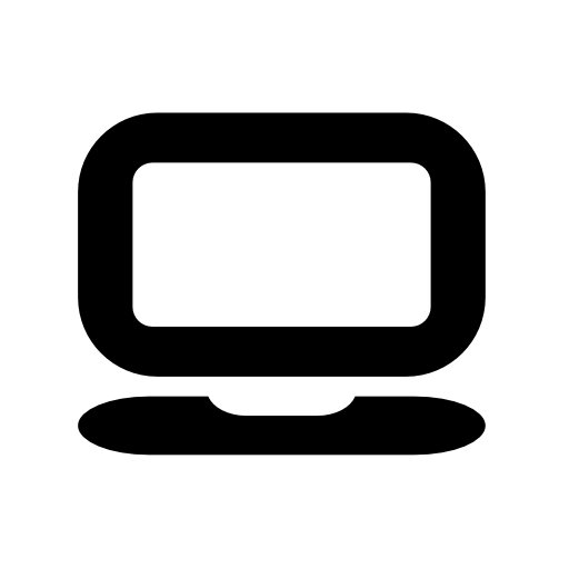Monitor with rounded shape