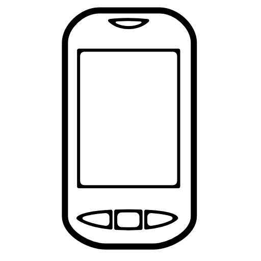 Mobile phone with three buttons