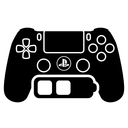 Ps4 game control with medium battery